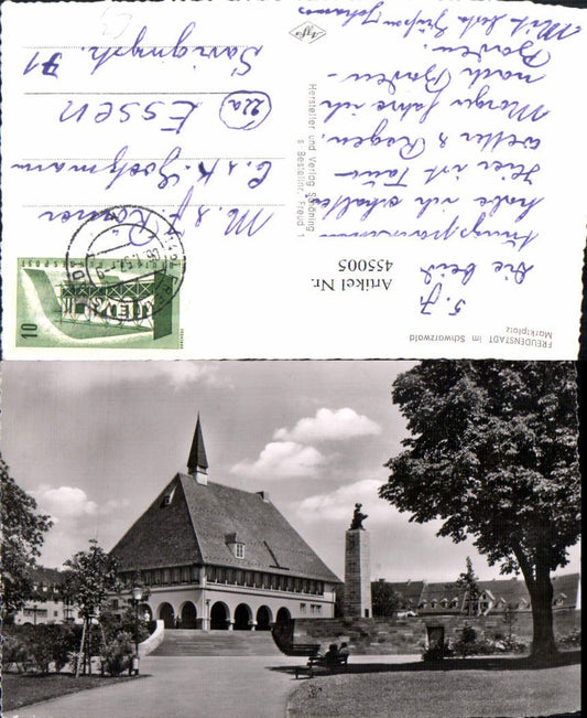 455005, Freudenstadt in the Black Forest, Market Square, Town Hall