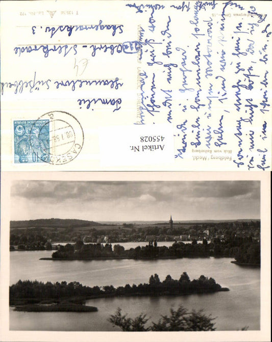 455028,Feldberg in Mecklenburg Teilansicht vom Reiherberg