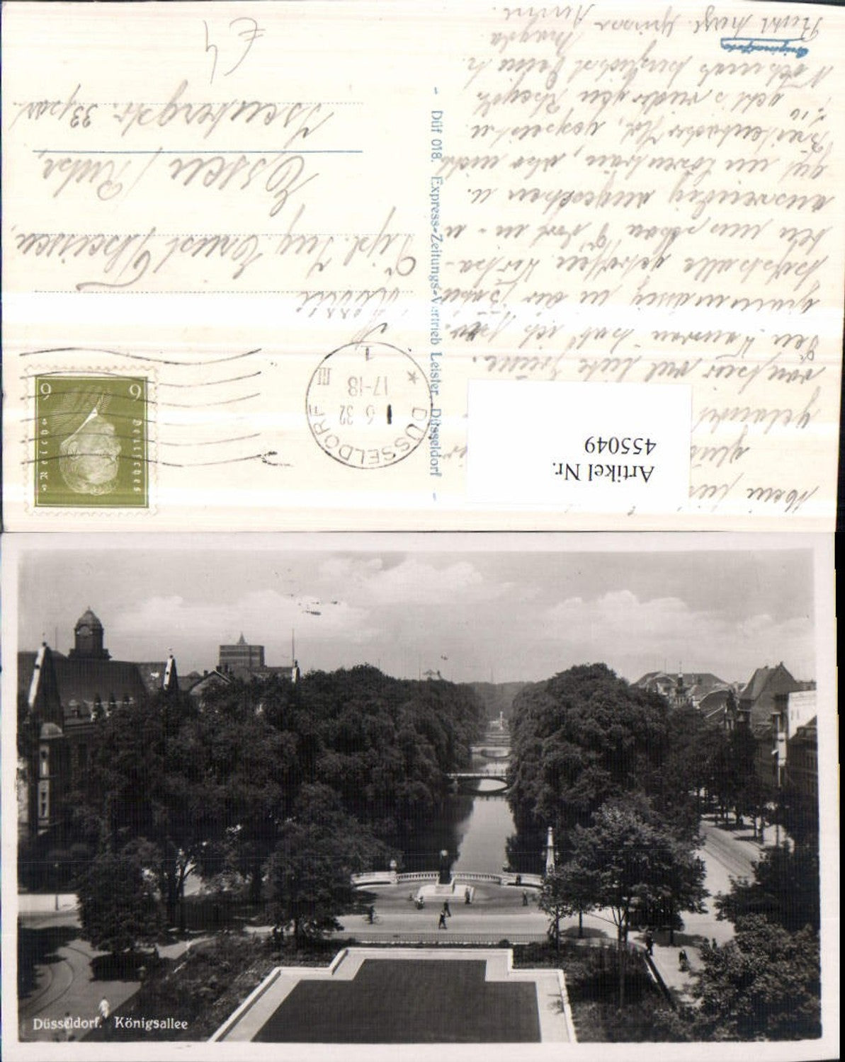 455049,Düsseldorf Königsallee Kanal Brücken