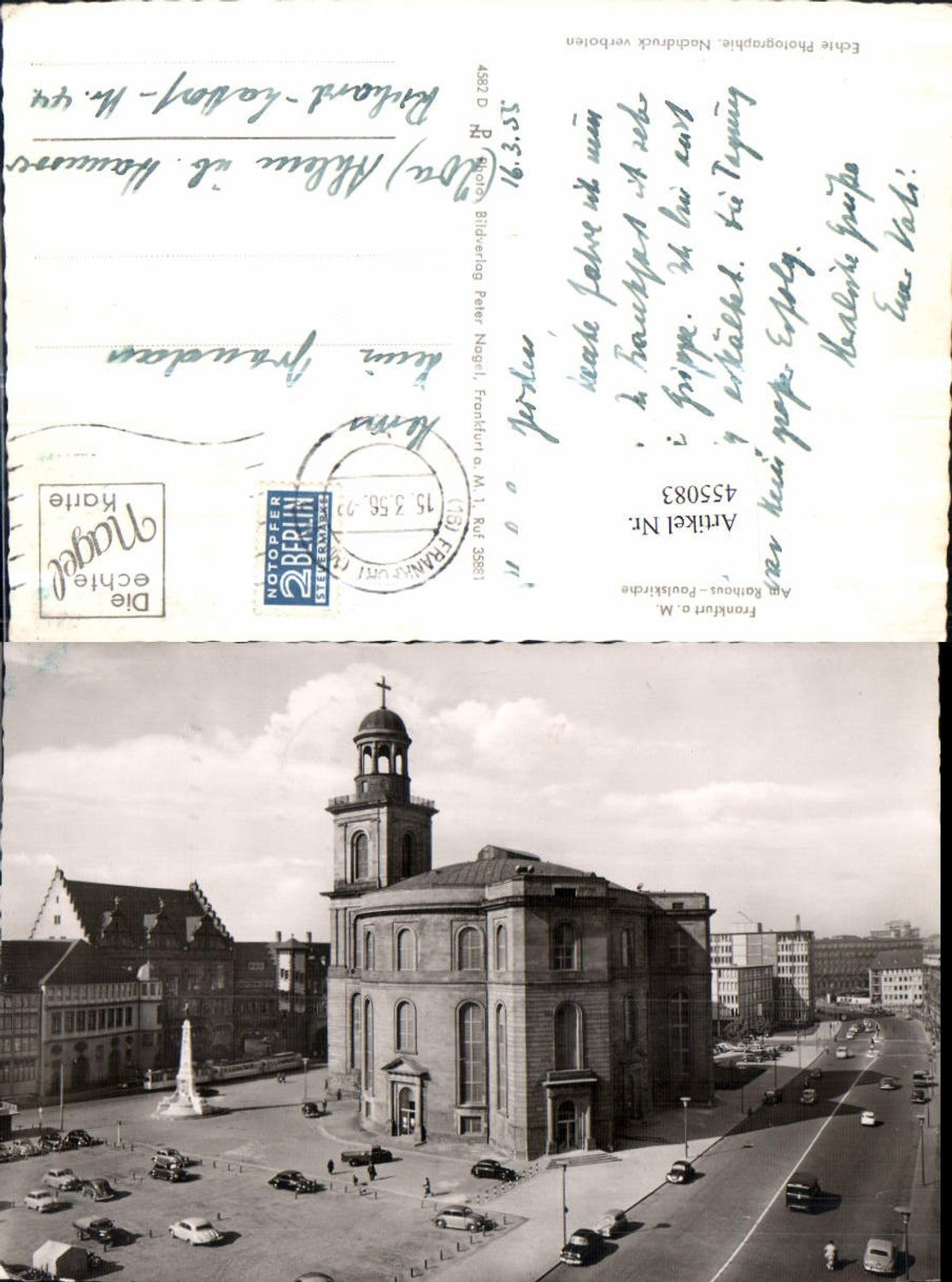 455083,Frankfurt am Main Rathaus Paulskirche Kirche