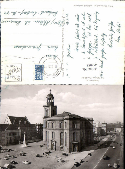 455083,Frankfurt am Main Rathaus Paulskirche Kirche