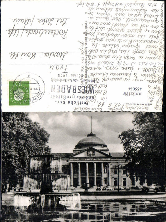 455084,Wiesbaden Kurhaus Brunnen