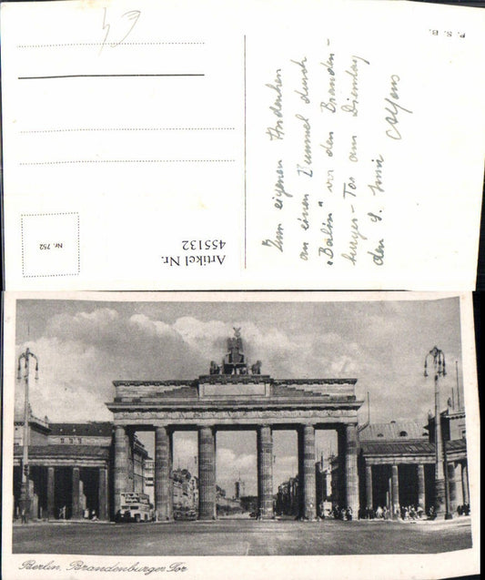 455132,Berlin Brandenburger Tor Straßenansicht