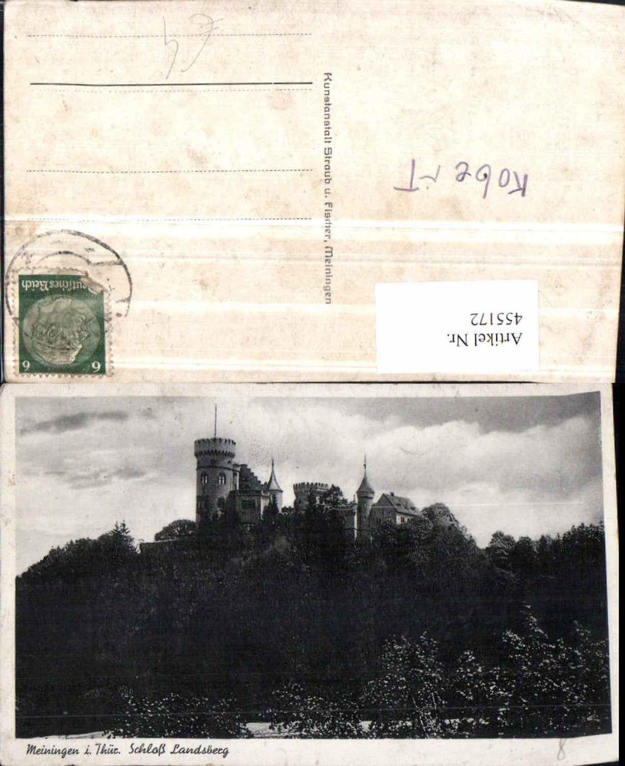 455172, Meiningen Landsberg Castle