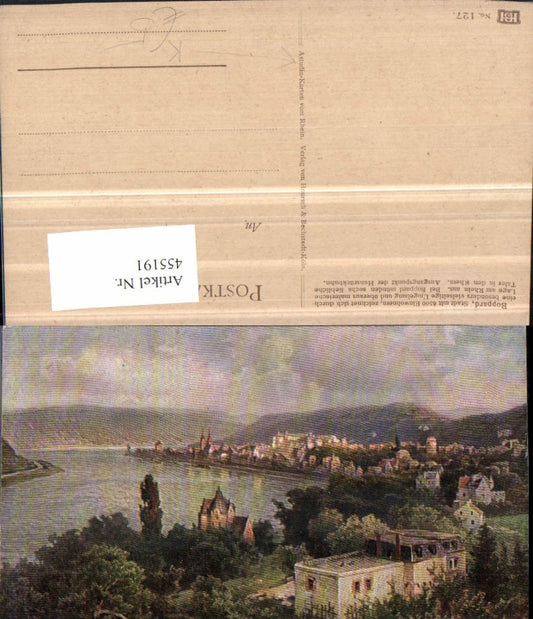 455191,Künstler AK N. Astudin Boppard am Rhein Totale
