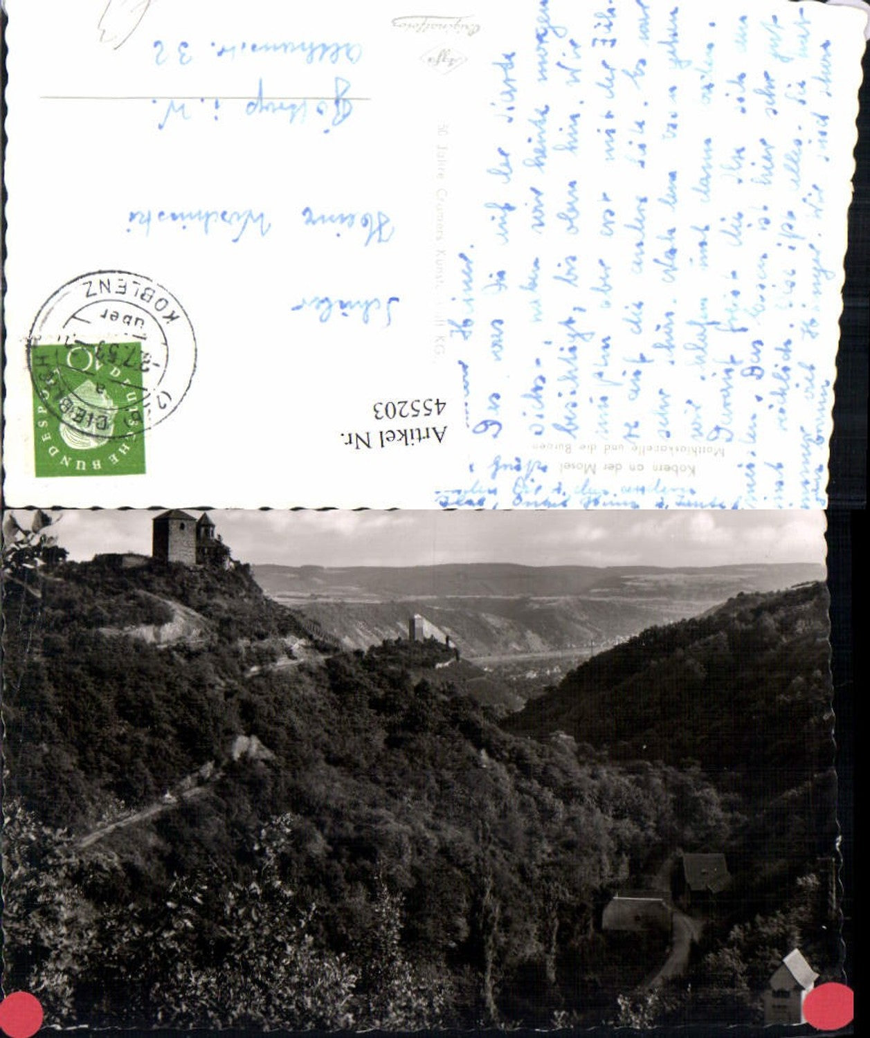 455203,Kobern an d. Mosel Matthiaskapelle u. Burgen