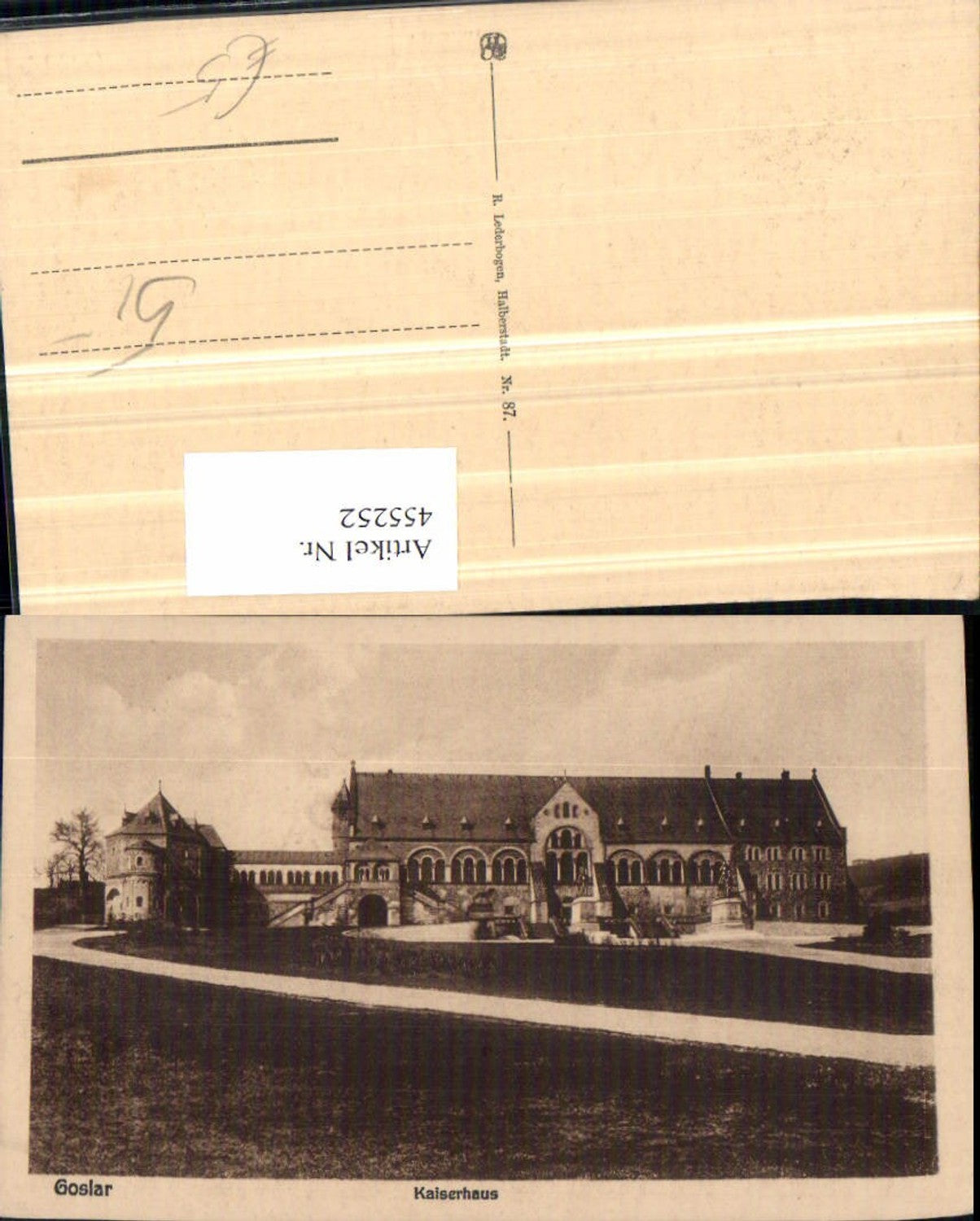 455252,Goslar Kaiserhaus Gebäude