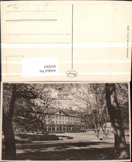 455263,Bad Eilsen Partie m. Georg-Wilhelm-Haus pub Stengel & Co 61405