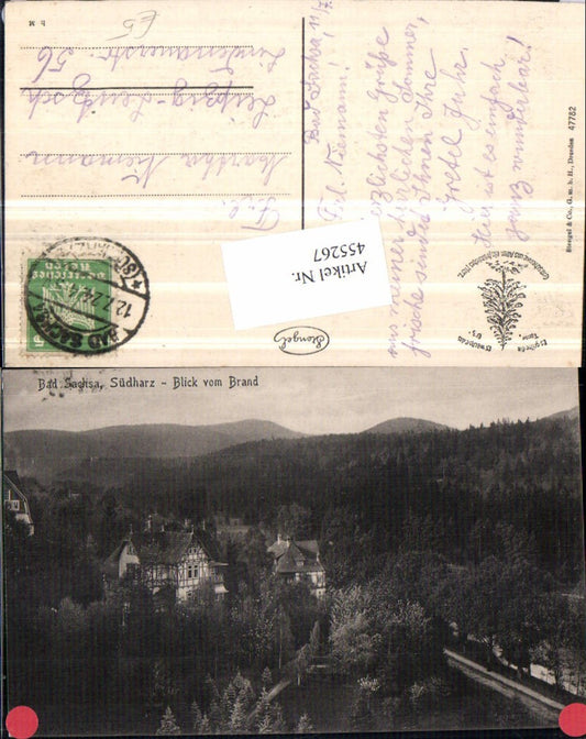 455267,Bad Sachsa Blick vom Brand pub Stengel & Co 47782