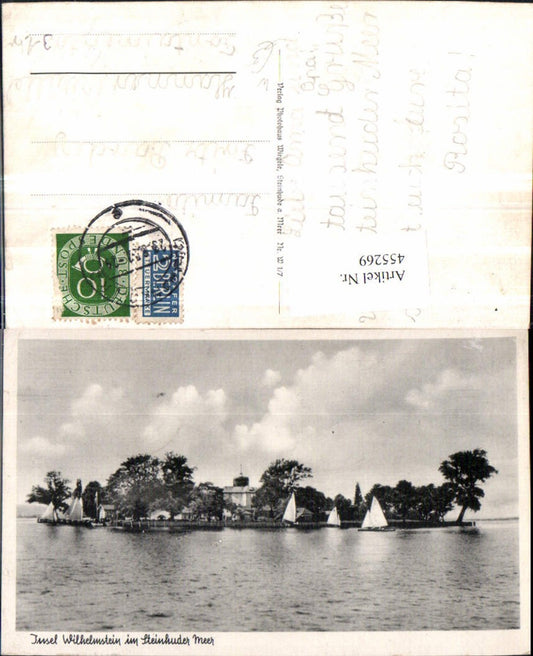 455269,Insel Wilhelmstein im Steinhuder Meer Segelboote