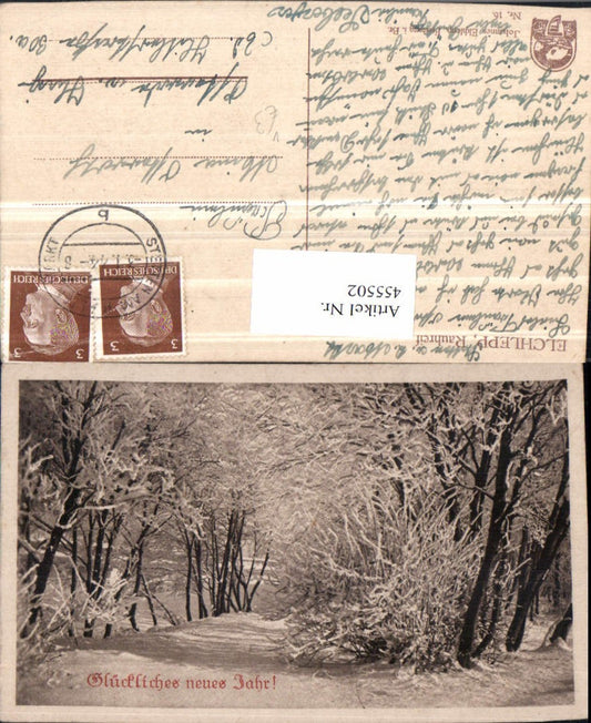 455502,Neujahr Rauhreif Winterlandschaft Wald pub Elchlepp 16
