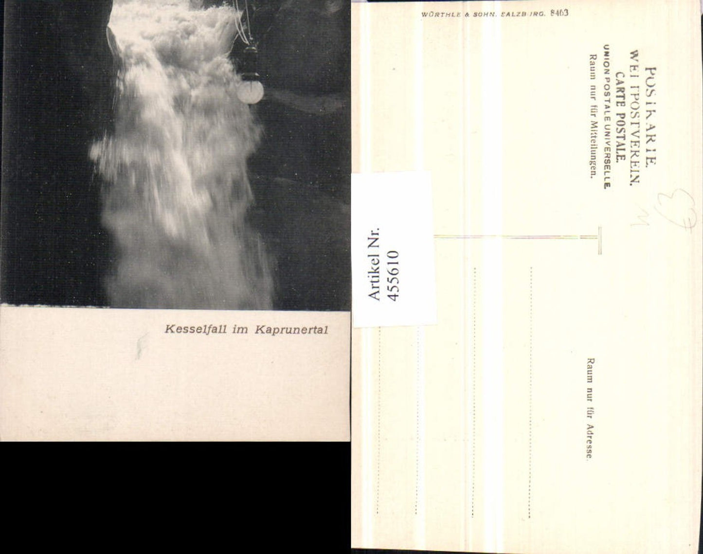 455610,Kesselfall Wasserfall im Kaprunertal b. Kaprun