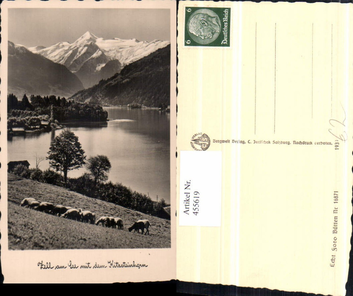 455619,Zell am See m. Kitzsteinhorn Bergkulisse