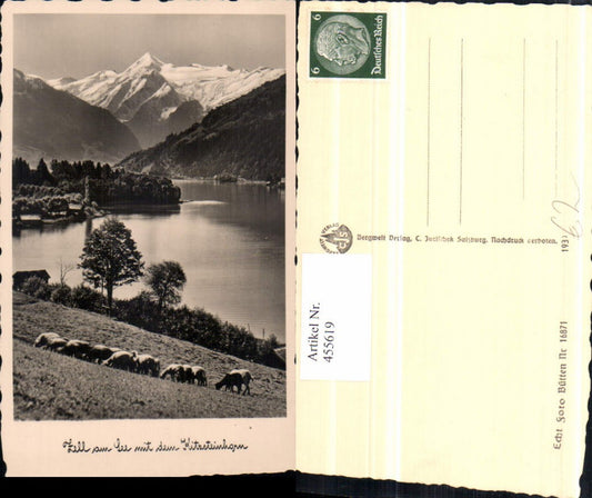 455619,Zell am See m. Kitzsteinhorn Bergkulisse