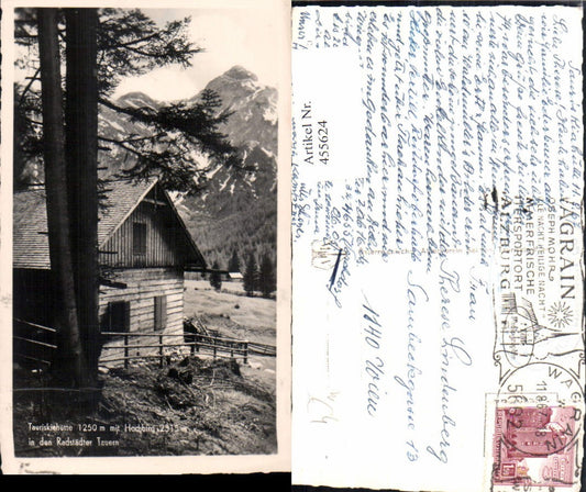 455624,Tauriskiahütte Berghütte b. Zederhaus m. Hochbirg Bergkulisse