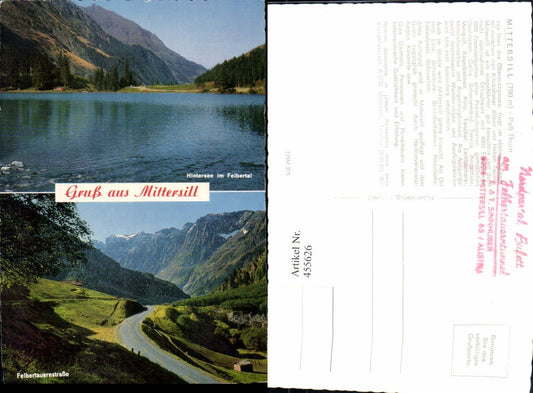 455626,Mittersill Hintersee See Felbertauernstraße Mehrbildkarte