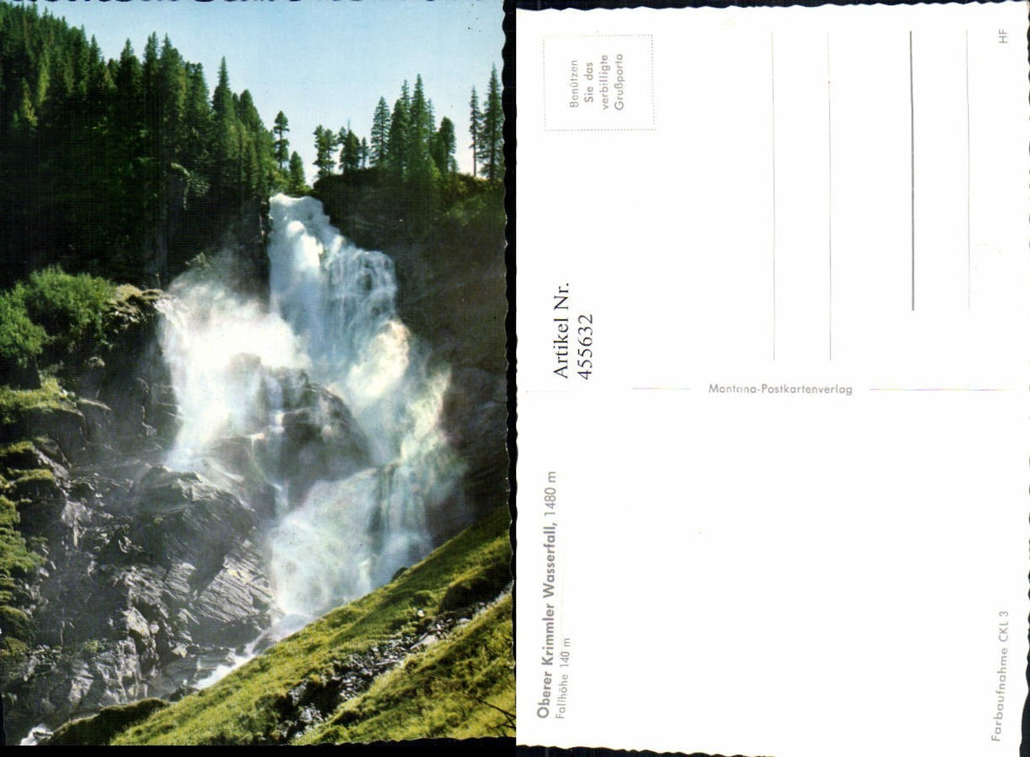 455632,Oberer Krimmler Wasserfall b. Krimml