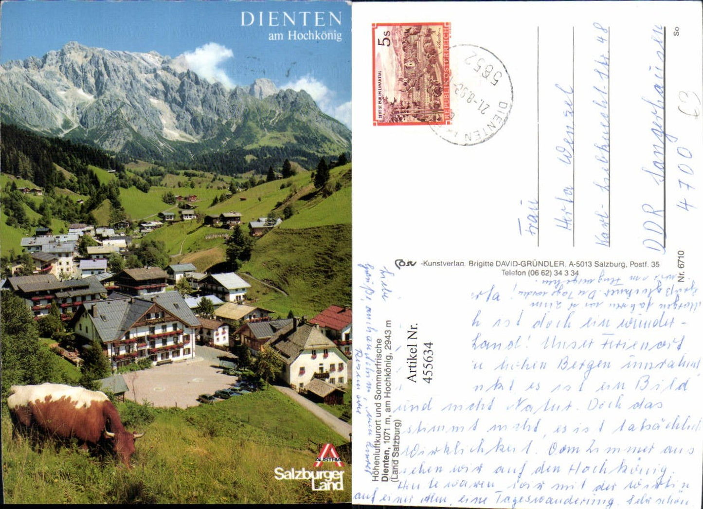 455634,Dienten am Hochkönig Totale Bergkulisse