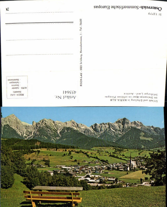 455641,Maria Alm am Steinernen Meer Totale Bergkulisse