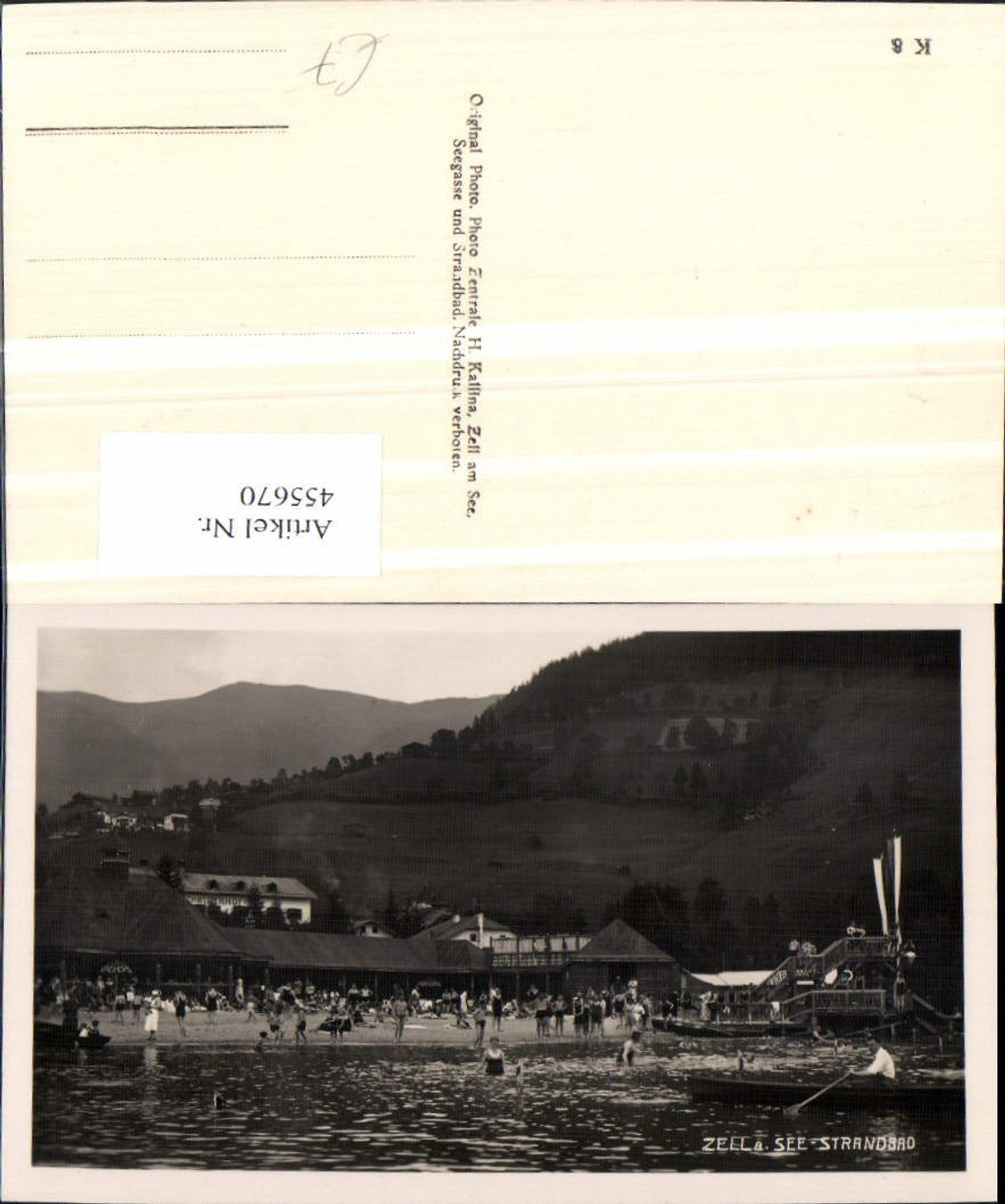 455670,Zell am See Strandbad Ruderboot