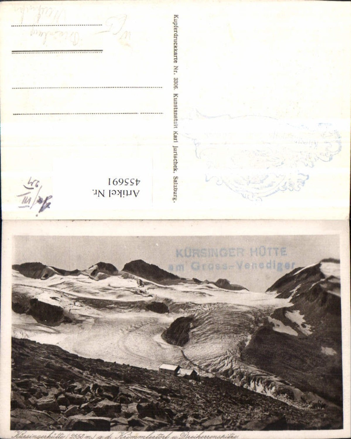 455691,Kürsingerhütte Berghütte b. Neukirchen Bergkulisse