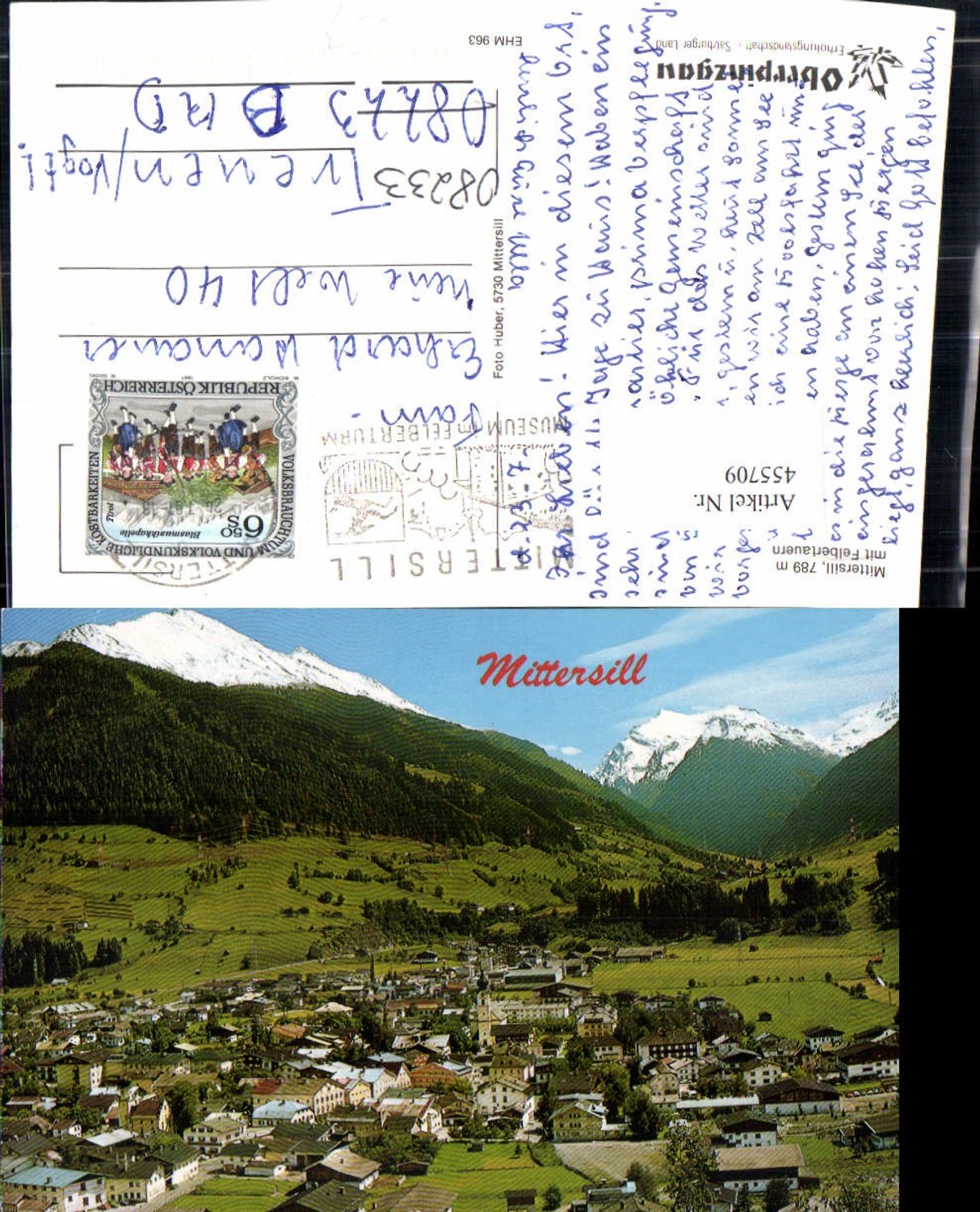 455709,Mittersill Totale m. Felbertauern Bergkulisse