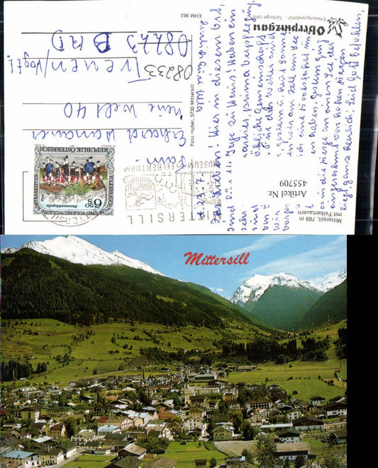 455709,Mittersill Totale m. Felbertauern Bergkulisse