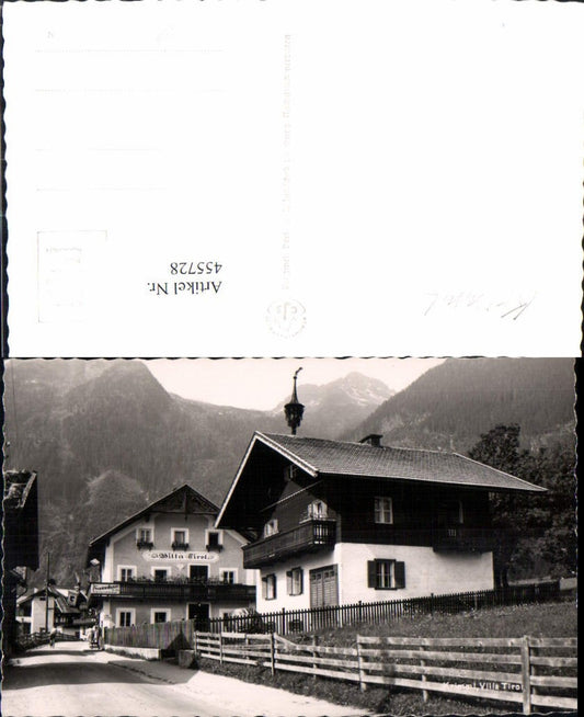 455728,Krimml Villa Tirol Straßenansicht Bergkulisse