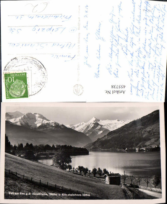 455738,Zell am See Teilansicht geg. Hochtenn Bergkulisse