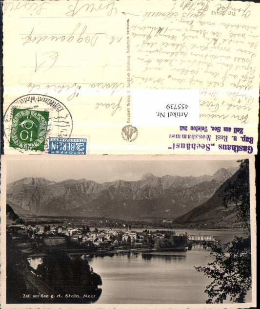 455739,Zell am See Totale geg. Steinernes Meer Bergkulisse