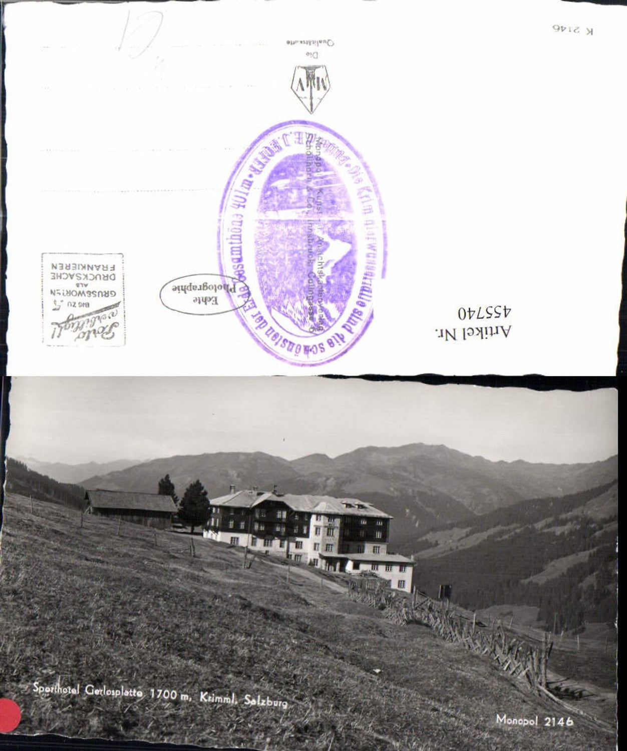 455740,Krimml Sporthotel Gerlosplatte Bergkulisse