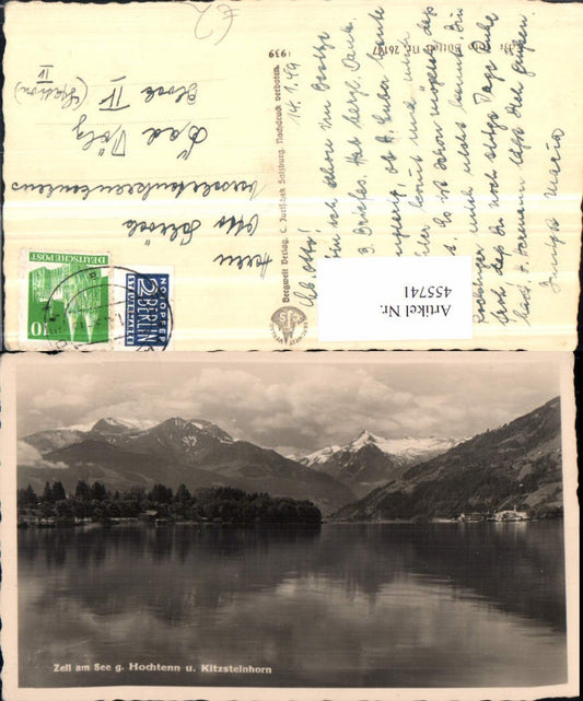 455741,Zell am See Teilansicht geg. Hochtenn Bergkulisse