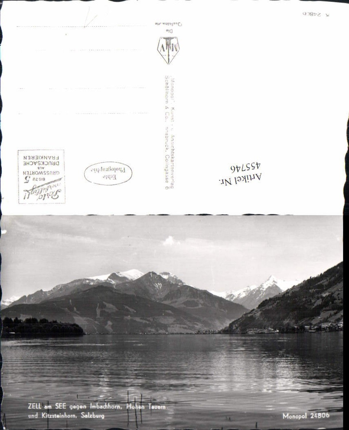 455746,Zell am See geg. Imbachhorn Bergkulisse