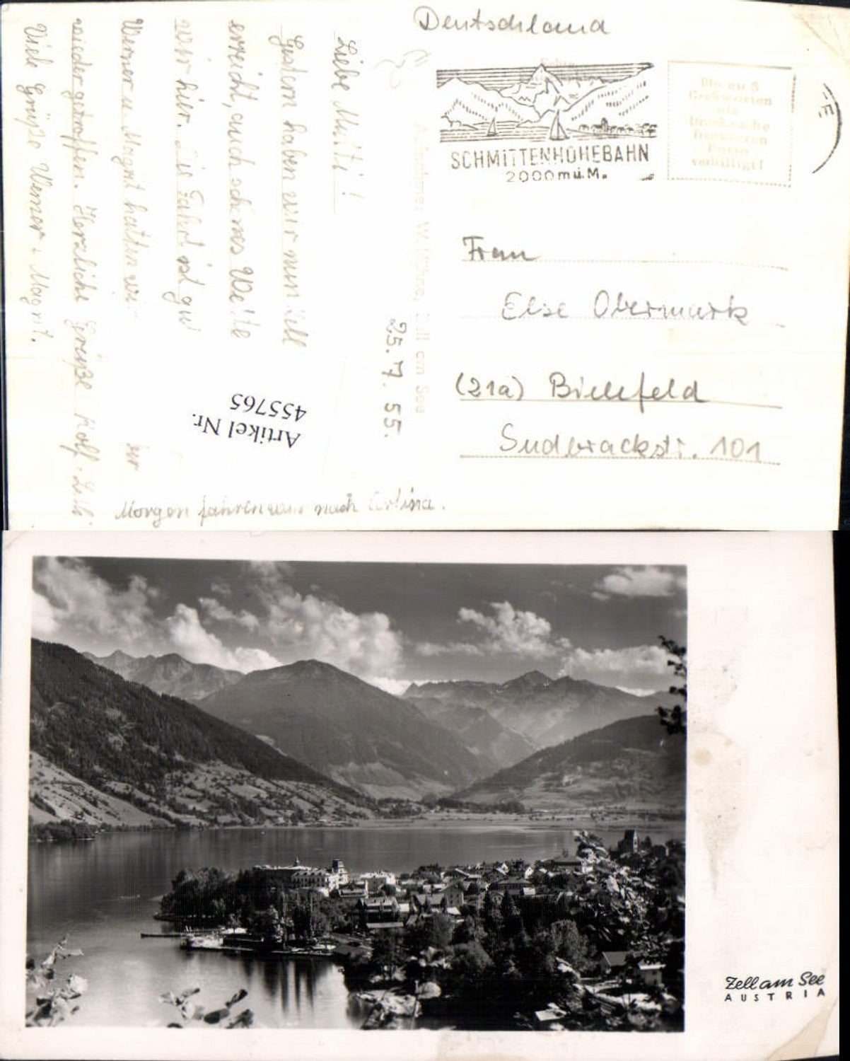 455765,Zell am See Totale Bergkulisse