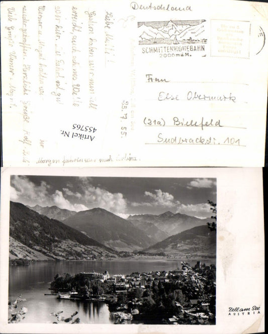 455765,Zell am See Totale Bergkulisse