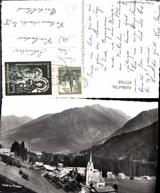 455768,Wald im Pinzgau Totale Bergkulisse