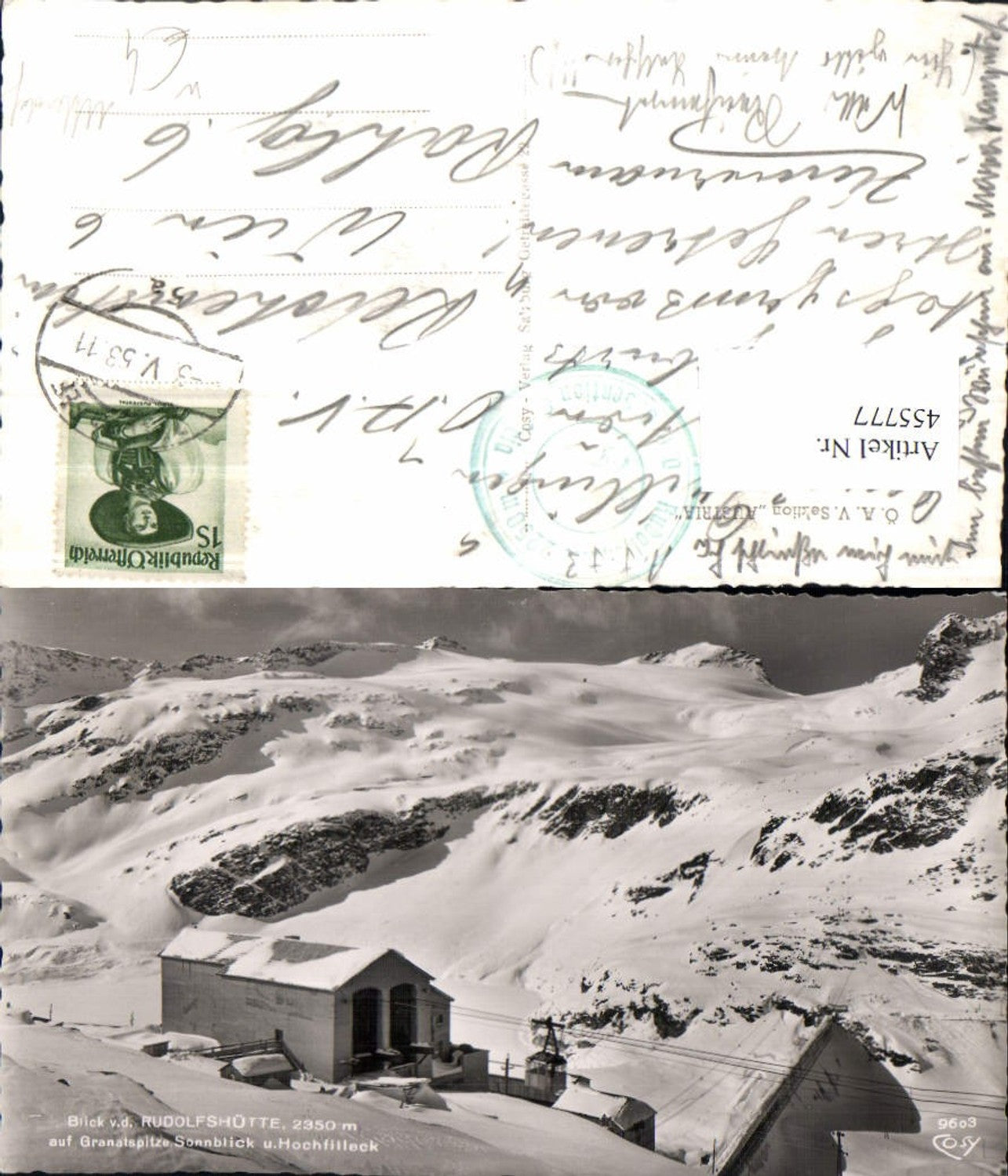 455777,Blick von d. Rudolfshütte b. Uttendorf Seilbahn Bergstation pub Cosy 9603