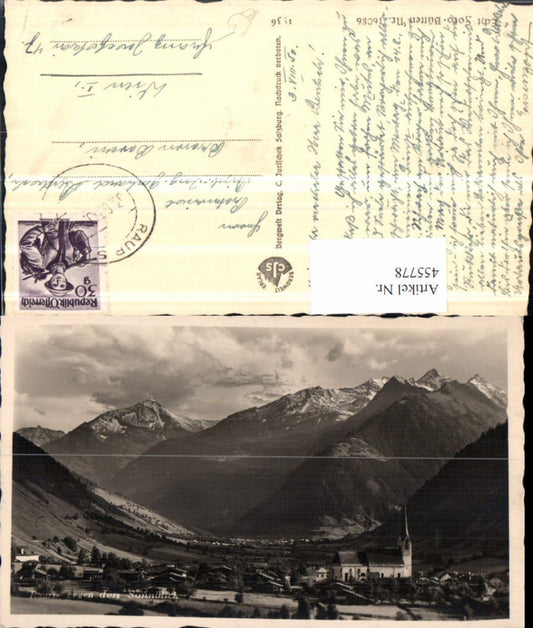 455778,Rauris Totale geg. Sonnblick Bergkulisse