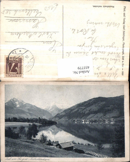 455779,Zell am See Teilansicht geg. Kitzsteinhorn Bergkulisse