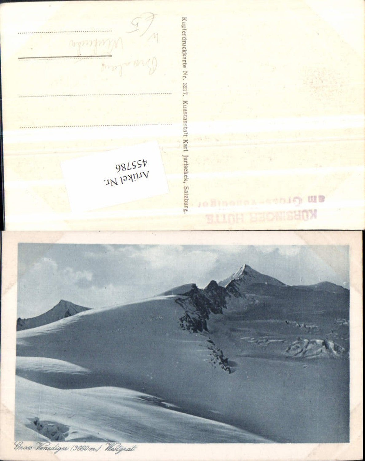 455786,Großvenediger b. Neukirchen Bramberg Bergkulisse