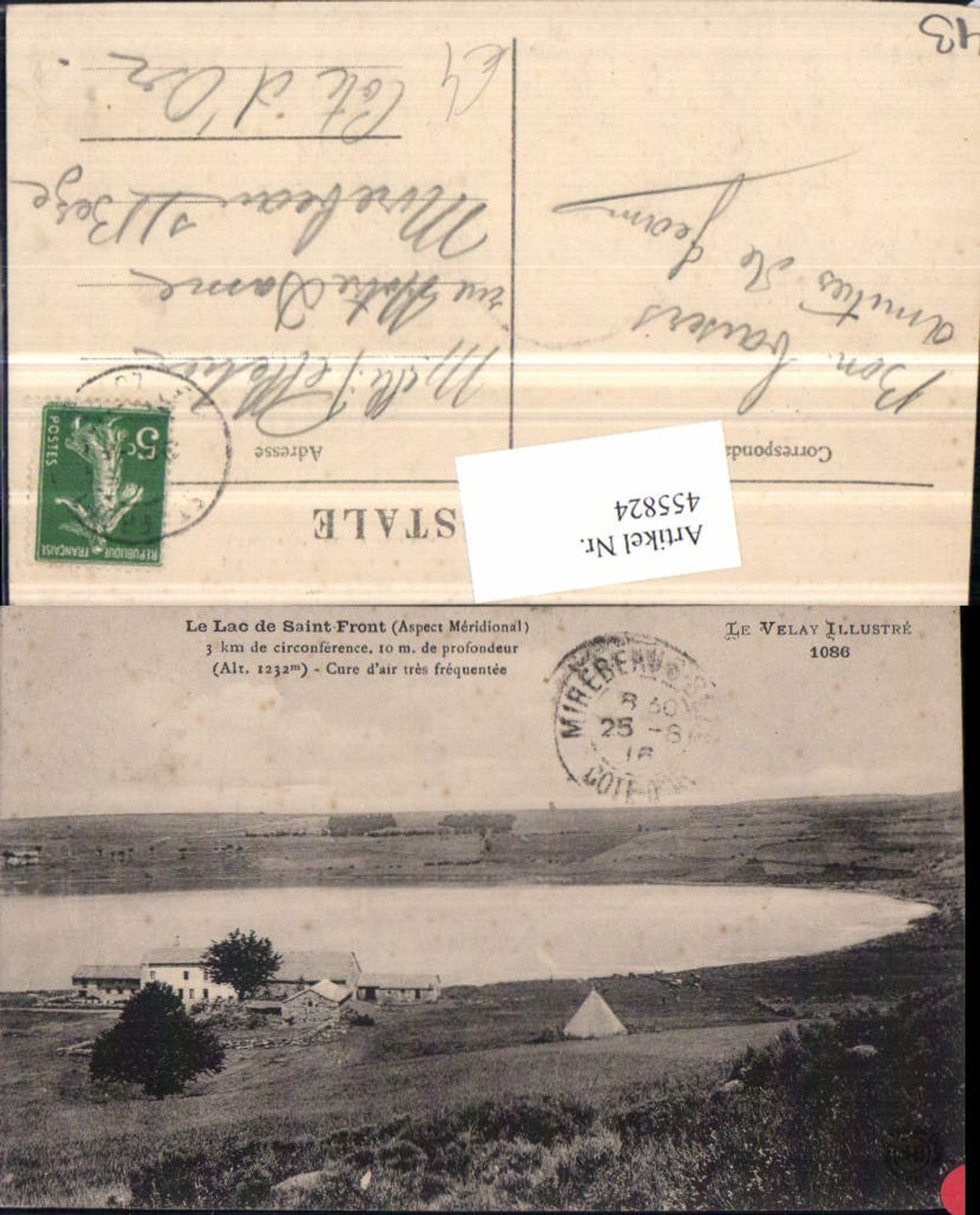 455824,Auvergne Haute-Loire Velay Lac de Saint Front See