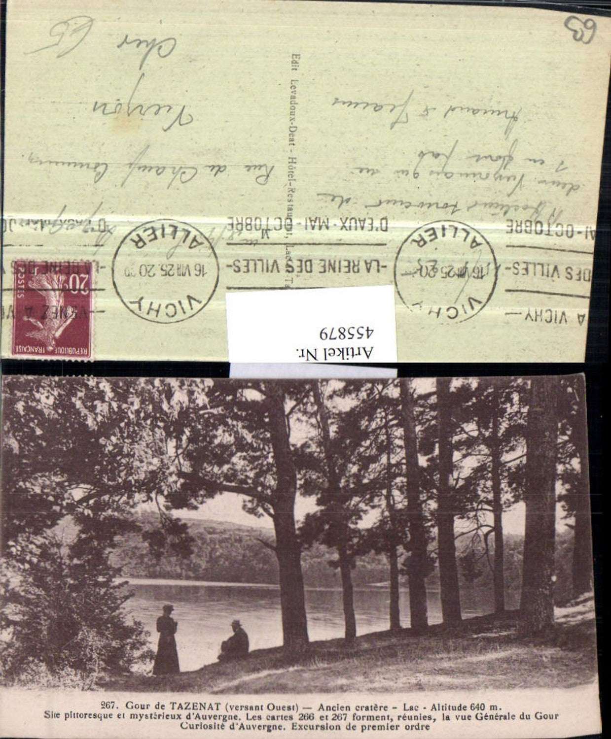 455879,Auvergne Puy-de-Dome Gour de Tazenat Lac See Partie