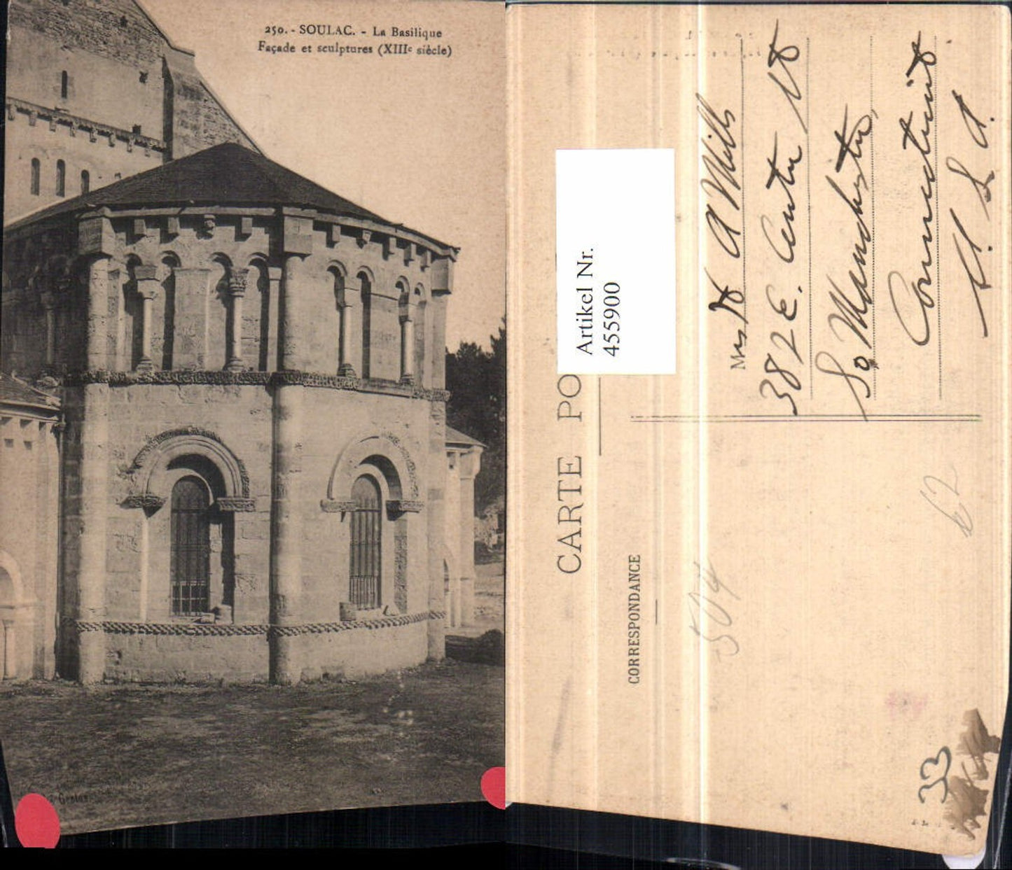 455900,Aquitanien Gironde Soulac Basilique Kirche