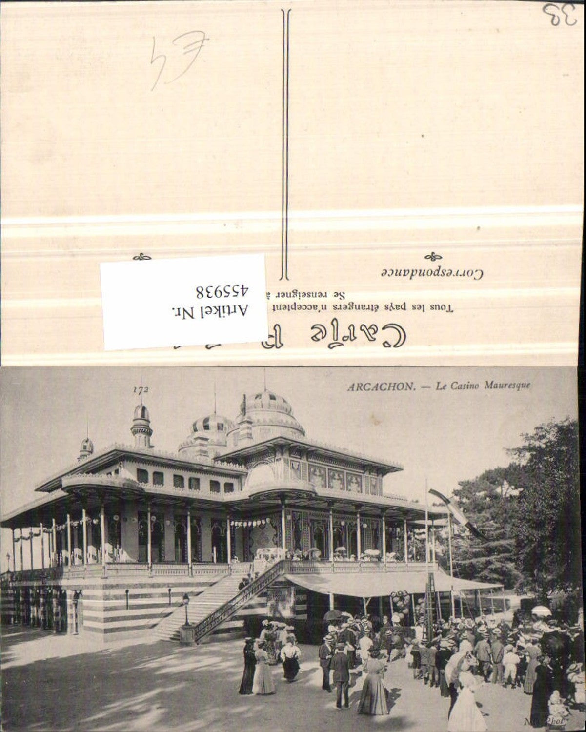 455938,Aquitanien Gironde Arcachon Le Casino Mauresque