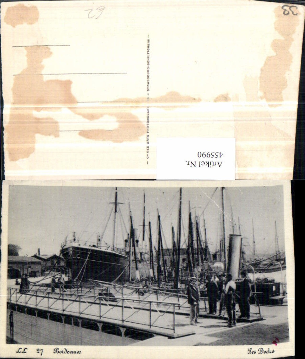 455990,Aquitanien Gironde Bordeaux Les Docks Dampfer Boote