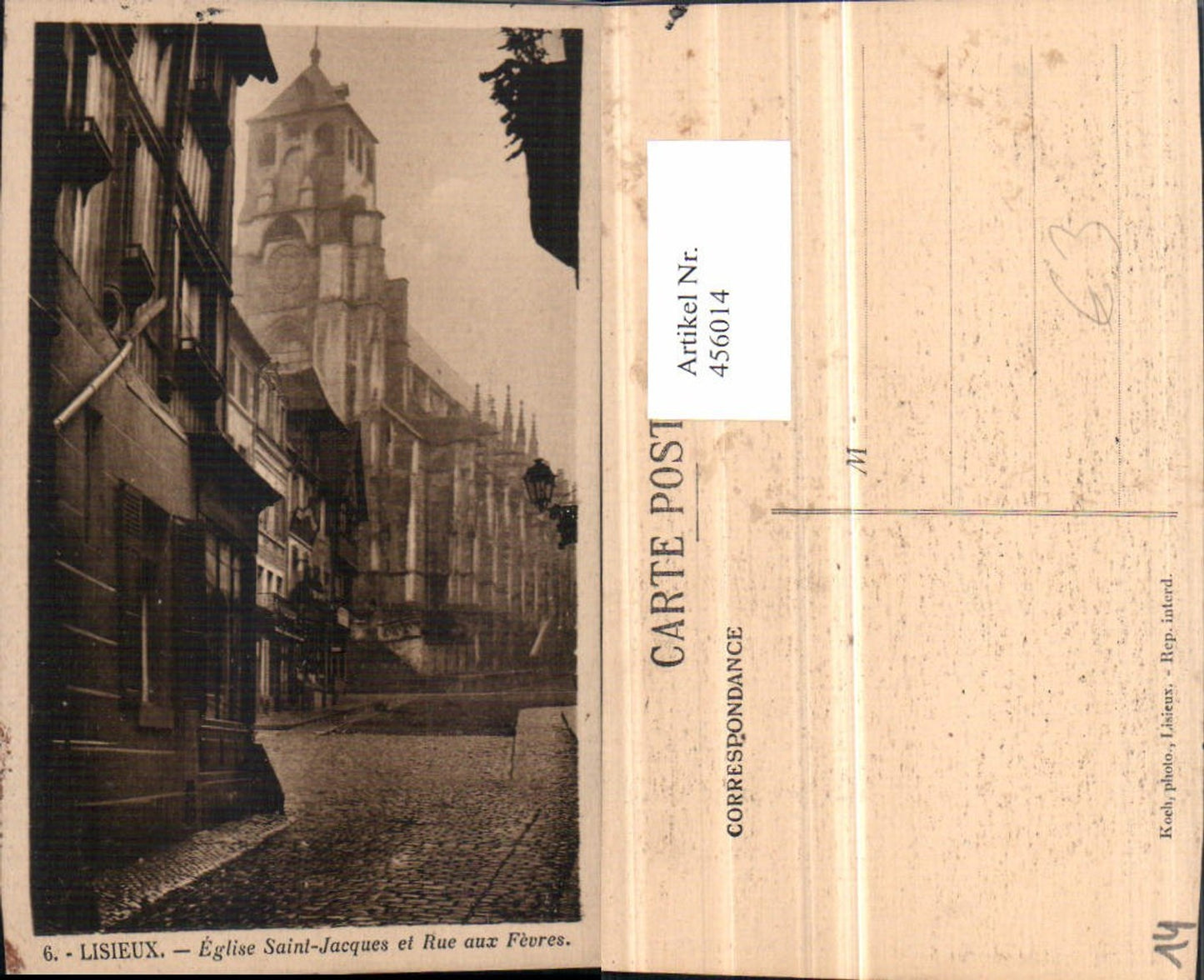 456014,Basse-Normandie Calvados Lisieux Eglise Saint-Jacques Kirche