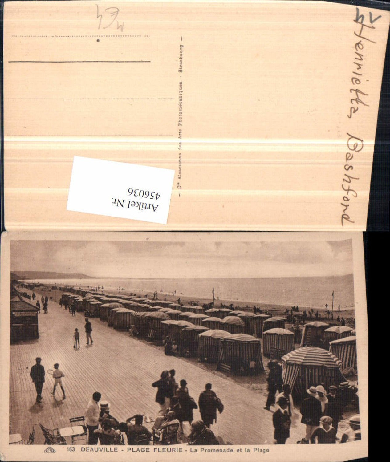 456036,Basse-Normandie Calvados Deauville Plage Fleurie Strandleben