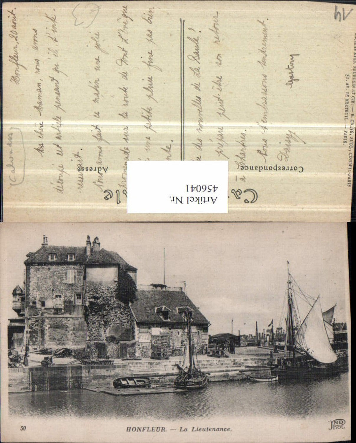 456041,Basse-Normandie Calvados Honfleur Lieutenance Segelboote