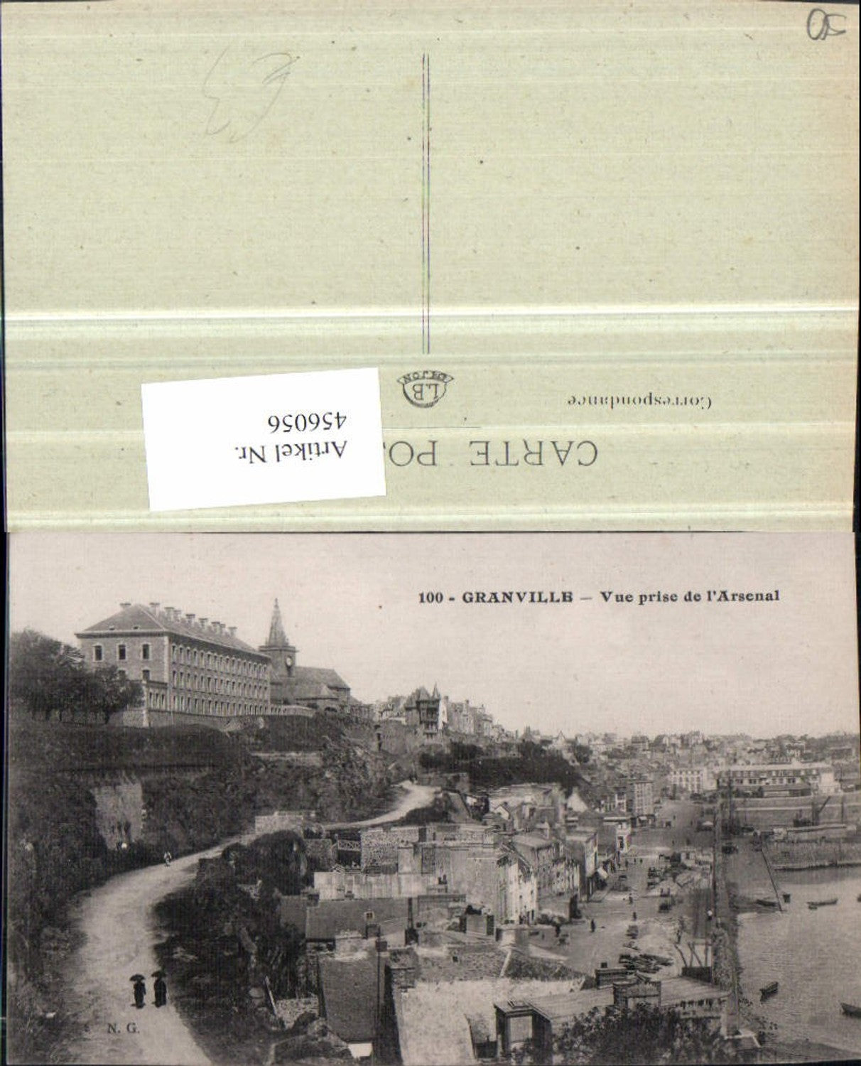 456056,Basse-Normandie Manche Granville Vue prise de Arsenal Totale