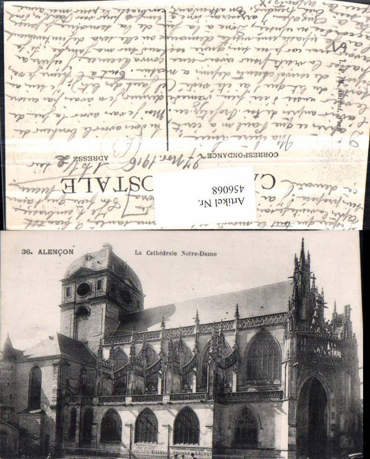 456068,Basse-Normandie Orne Alencon Cathedrale Notre-Dame Kirche